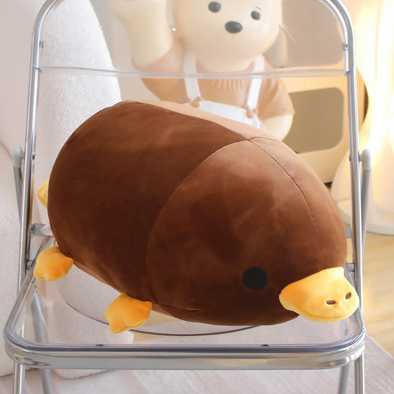 

Наклоняющийся Утконос Подушка-Игрушка Плюшевая Игрушка Пух Хлопок Большая Желтая Утка Мягкая Кукла Большая Игровая Машина Тряпичная Кукла 55cm/0.5kg