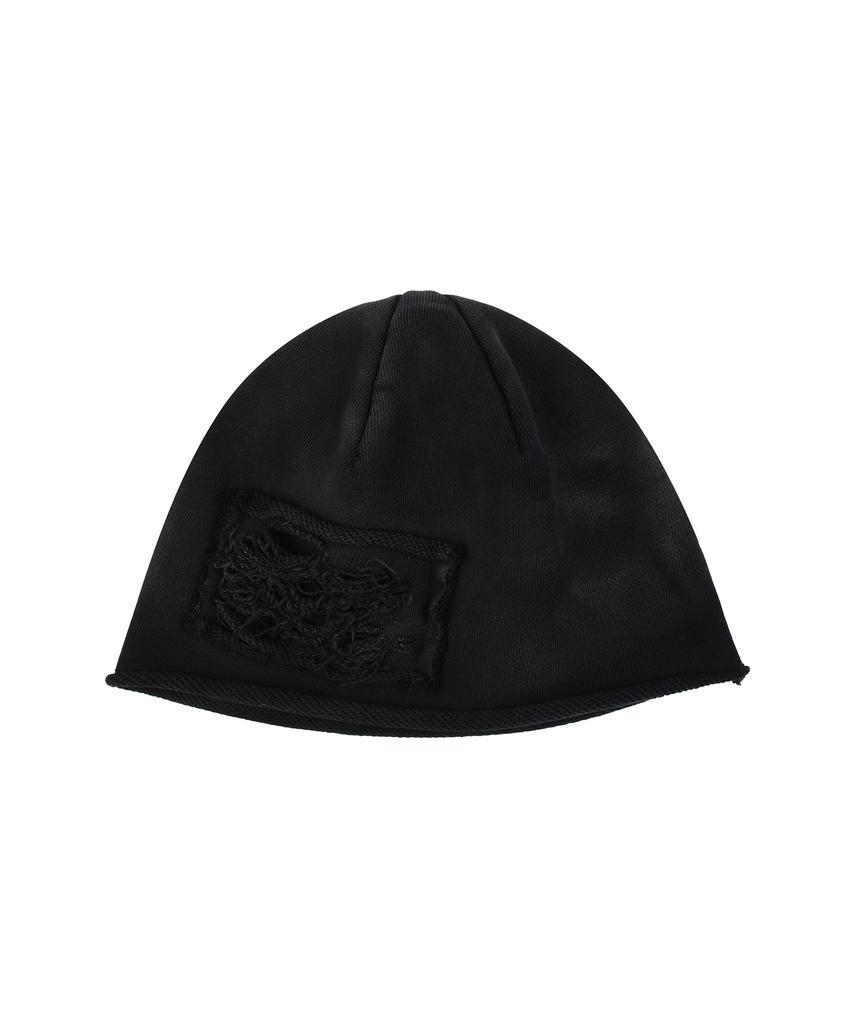Matile Destroyed Vtg Washed Beanie / Black