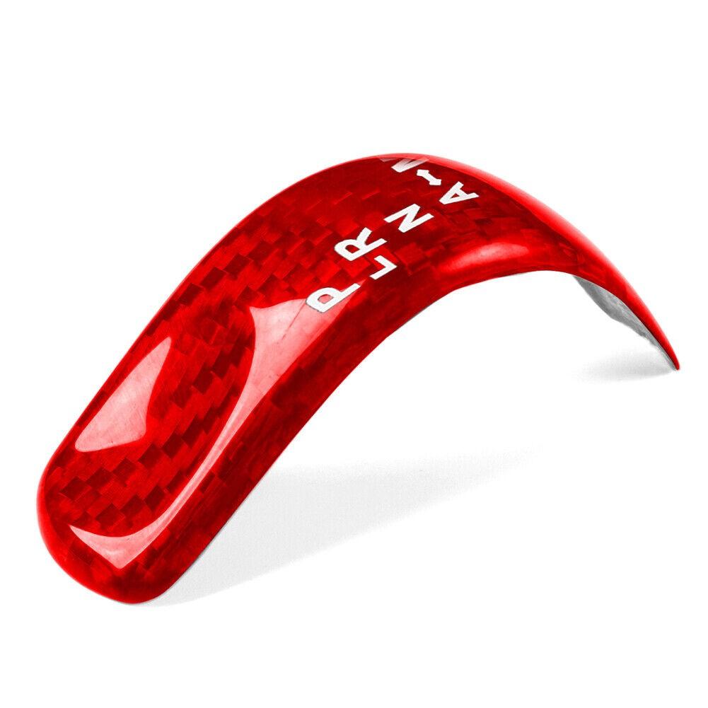 For Nissan GTR R35 2017- 3K Carbon Fiber Interior Gear Knob Cover Red