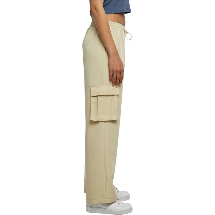Urban Classics Ladies - Wide Leg Twill Cargo Pantalon