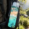 1PC Tropical Beach Ocean Lagoon Scenery Painting 750ml Color Plastic Sports Water Bottle Leakproof Flip Straw Lid Suitable for Sports Office Home Use