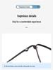 Autumn 8501 Pure Titanium Unisex Retro Square Anti-Blue Light Glasses with Myopia/Plano Lenses.