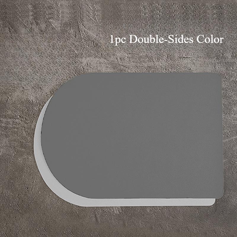 

Nordic PU Leather Double-Sides Placemats Waterproof Heat-Resistant Dining Table Mats Home Hotel Restaurant Western Food Plate 44x30cm 1pc