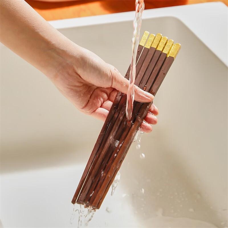 Chuida Huang Red Sandalwood Chopsticks Gift Set
