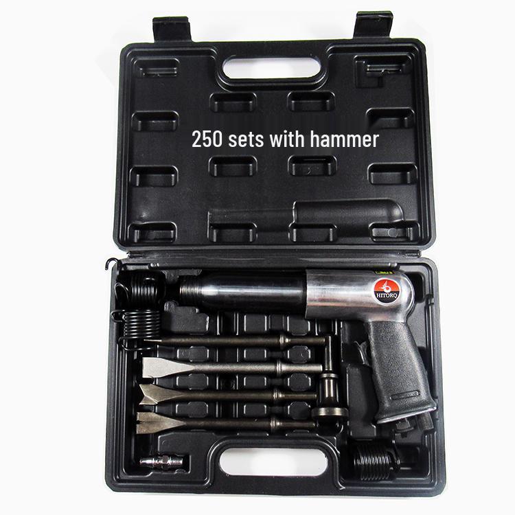 Hailiqi Pneumatic Chisel & Hammer Tool Set - Impact Hammer, Scraper, Pick Options (150, 190, 250)