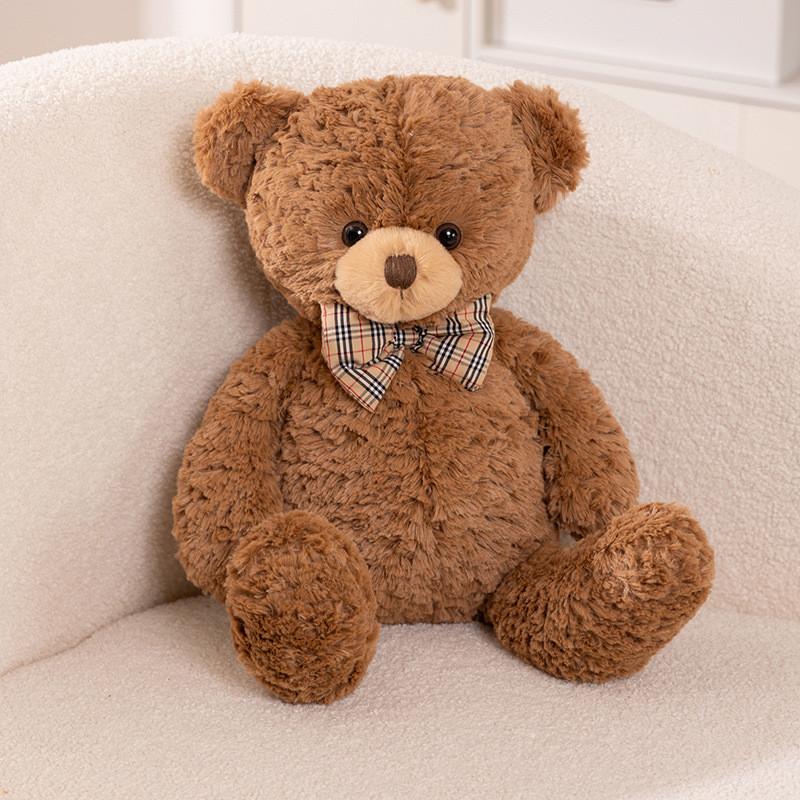 Bear Delightful Claire Large Plush Toy Deep Brown Teddy Bear For Snuggling Bliss