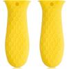 Patelai 2pcs Silicone Handle Cover for Cast Iron Skillet Kitchen Silicone Handles for Pots and Pans Non-Slip Pot Holder Sleeve for Fry Pan Griddles
