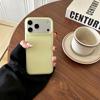 Applicable to iPhone17 Phantom matte mobile phone case Apple 16Pro color transparent TPU anti-drop soft protective case 14 simple