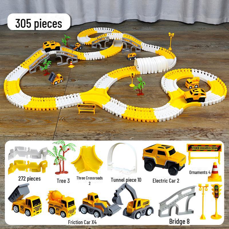 

Универсальная электрическая игрушечная машинка для детей: Образовательный и приключенческий трек-вагончик на тему поезда E-commerce Box