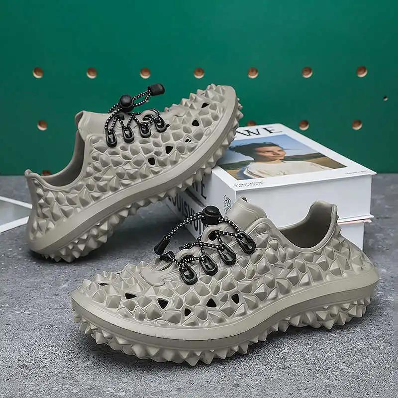 Fashion With Ties Thick Heeled Flip Flops For Teenager Slippers Men Shoes Sandal Slides For Men Sneakers Sport Outings Classical