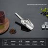 Stainless Steel Multipurpose Scoop with Extended Hanging Handle for Ice, Rice, Dried Fruit, Candy, and Flour.