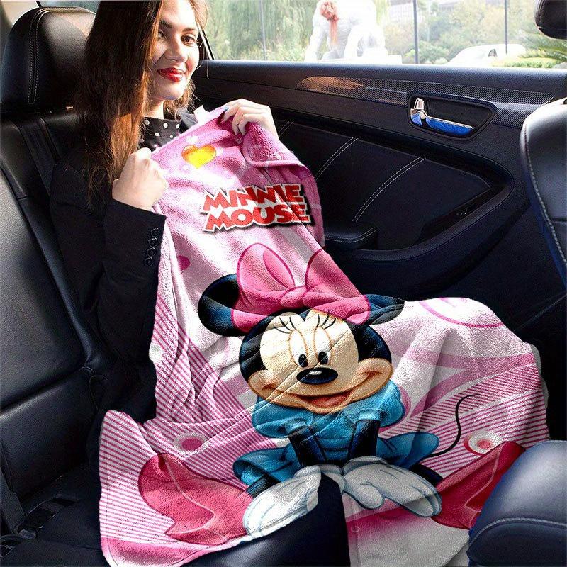 Mickey and Minnie Cartoon Blanket: Adorable, Warm, and Perfect for Home Decoration Living Room, Travel, and All Seasons Christmas Décor