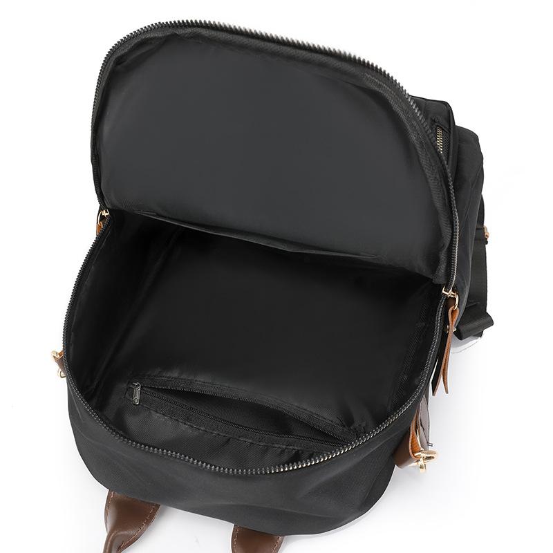 Rhombus embroidered thread backpack women's new women's backpack Korean version fashionable large-capacity anti-splashing travel backpack
