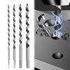 1/3x Extended Auger Drill Bit for Wood Door Lock Reaming Carbon Steel Hexagonal Handle Deep Hole Spindle Drill Bits 6/8/10/12mm