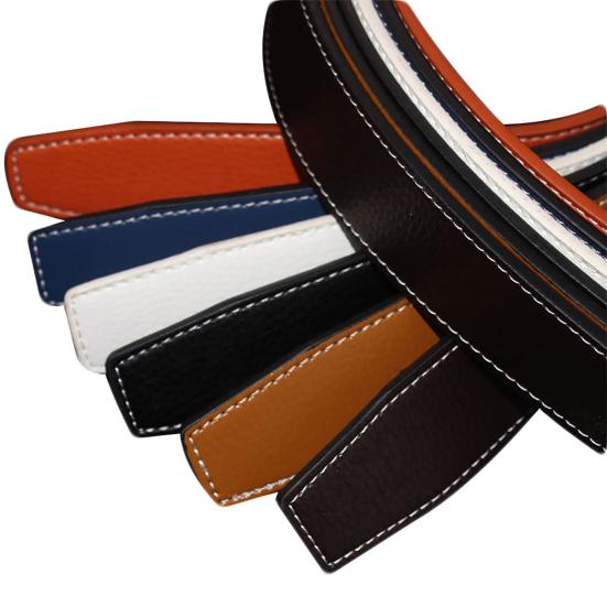 Cintura in Pelle Uomo Vintage Cool Cintura Senza Fibbia in Ecopelle per Decorazione