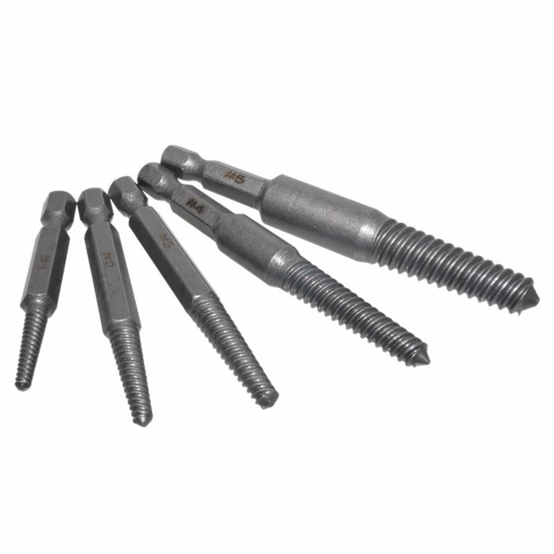 Hex Shank Screw Extractor & Bolt Removal Drill Bit Tool