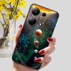 For Xiaomi Redmi Note 13 Pro 4G Case Black Silicon TPU Shockproof Soft Cover For Redmi Note13 4G 2024 Protect Capa 13Pro Coque