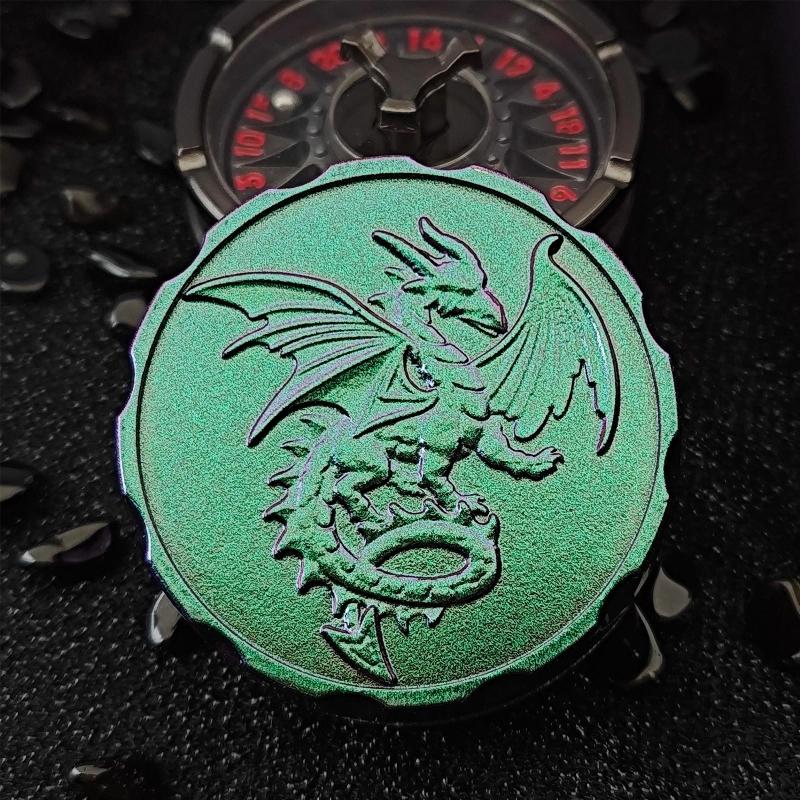 Fingertip Gyro Roulette DND Dice Spinning Games Fingertip for Roleplaying Games RPG MTG Toy
