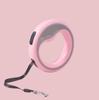 Cute Circular Macron Colored Pet Leash, Explosion-proof Punch, Automatic Retractable Dog Walking Leash, Outdoor Dog Leash