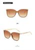 Trendy Oversized Women's Sunglasses: Fashionable Street Style UV Protection for Outdoor Travel