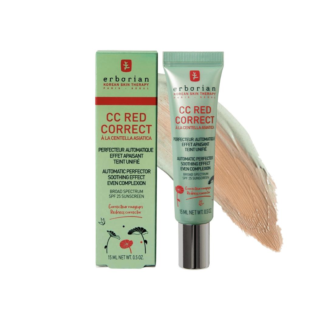 

ERBORIAN CC Red Correct Creme SPF 25 15 ml - krem przeciw zaczerwienieniom beżowy