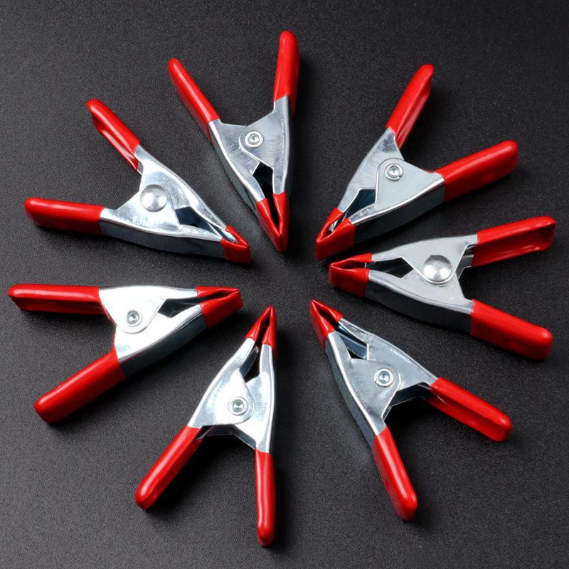 Multi-Purpose Sheet Metal Spring Clamp - 2", 4", 6" Pointed Alligator Clip for Woodworking and Tents