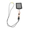 Silicone Retractable Bded Lanyard with Transparent ID Holder Multi Purpose Badge Holder for Students Worker
