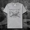 Russian Tupolev TU160 White Swan Bomber Detailed Illustration Printing TShirt Cotton ONeck Short Sleeve T Shirt Size S3XL