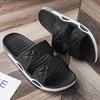 Free Shipping Summer Men's One-word Cool Slippers Home Use Indoor Bathing Non-slip Thick Bottom Men's Outer Wear