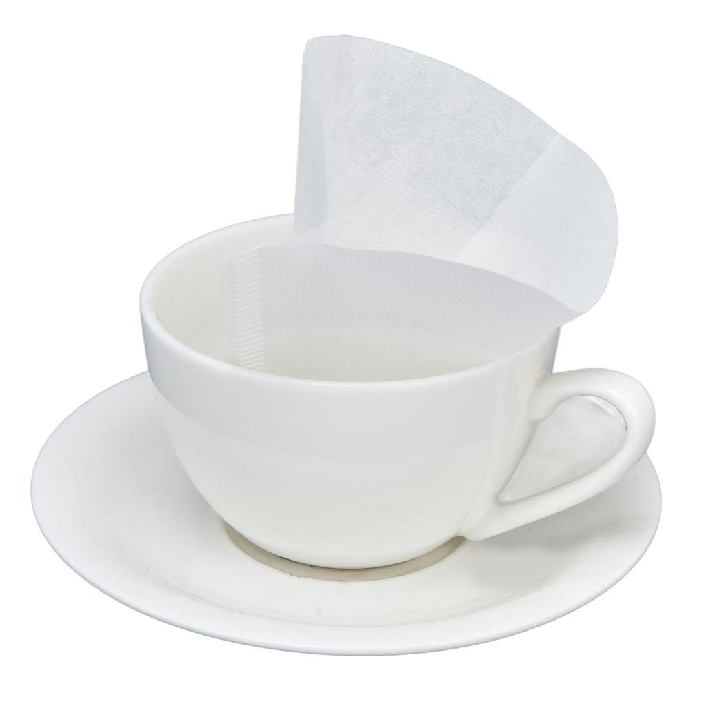 40PcsCelsiusBag Coffee Filter Paper Unbleached Disposable Wood Pulp Paper Cone Shape for Drip Coffee Maker