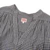 INDIA INDUSTRY Excellent condition Bshop exclusive check keyhole neck pullover shirt, women's, gray and navy. tops 1 Gray / navyUsed