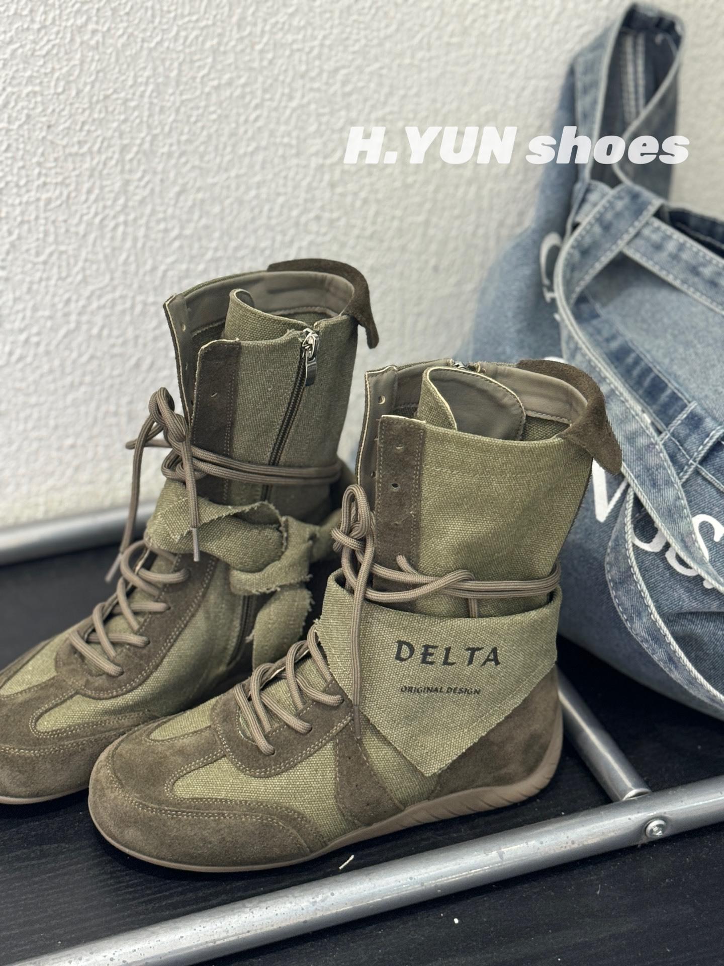 2025 spring new leather platform Martin boots women s British style retro short lace-up single boots versatile casual women s shoes 40 7370₽