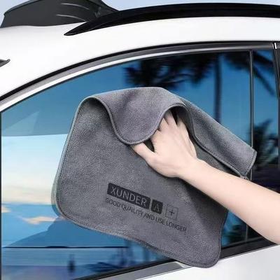 Premium Lint-Free Streak-Free Car Cleaning Towel - Thick, Absorbent, and Ideal for Cross-Border Use