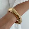 Smudging Irregular Wide Bracelet Gold Retro Hand Ring Creative Acrylic Bangle  Friend Gift