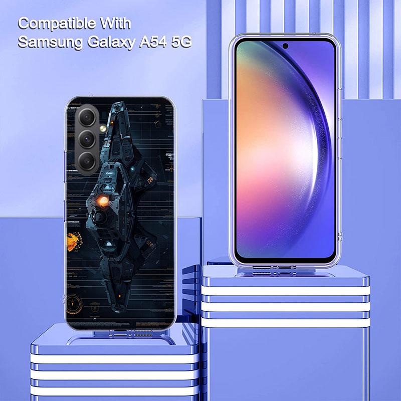 Future Space Warships Phone Case for Samsung A16 A26 A36 A56 A17 A37 A57 A07 A06 A02S A03 A04S A05S Galaxy Note 20 10 A50S A71 A