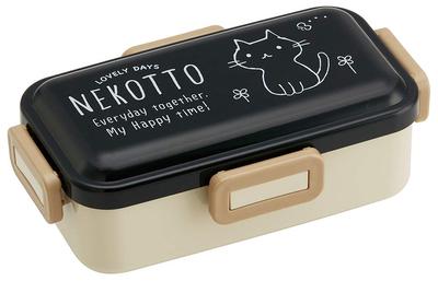 Skater Antibakterielle Flauschige Lunchbox 530ml Katze Hergestellt in Japan Ag+ PFLB6AG-A