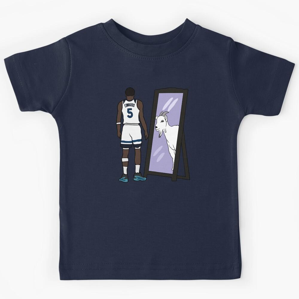 Anthony Edwards Mirror GOAT Kids T-Shirt 130