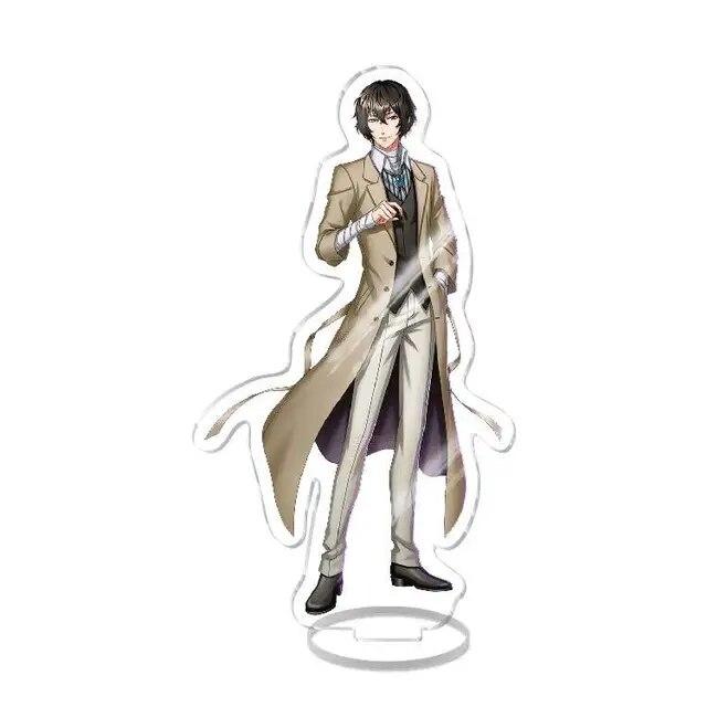 New Bungo Stray Dogs Anime Figure Acrylic Stand Model Toy Dazai Osamu Nakahara Chuuya Ryunosuke New Year Desk Decor Collect Gift