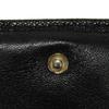 Used 11679 Trifold Wallet 288648 7942 RFID IC Chip Gold Compact Wallet Logo Clip Black Unisex from Japan AUTHENTIC