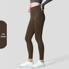 Women's High Waist Tummy Control Yoga Leggings - Bare Feel, Peach Butt, Cropped Running Fitness Pants