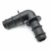 10pcs black 12 mm hose connector barb interfaces irrigation tool industrial equipment, pipes 90-degree steering components