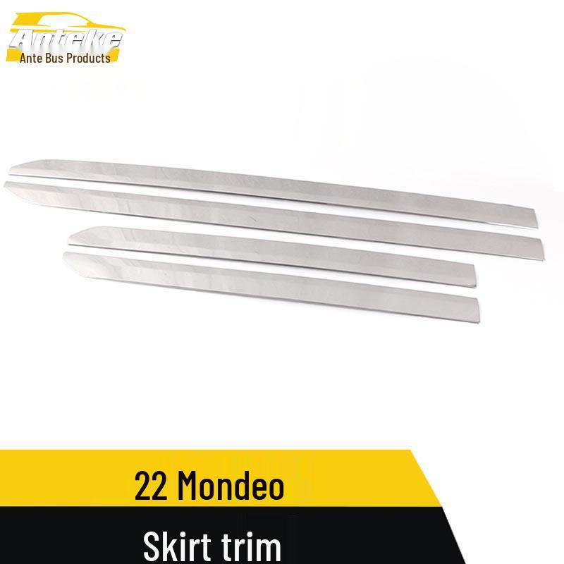 Stainless Steel Side Skirt Trim for 22 Mondeo Models
