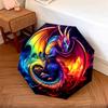 1 PC Automatic Folding Umbrella - Dragon Pattern, Portable & Foldable Design with 8 Ribs, Christmas Birthday Gifts