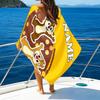 1pc Chip 'n' Dale1 Beach Towel with Custom Name, Beach/Swimming/Bath/Picnic/Camping Towel, Suitable for Seaside Beaches