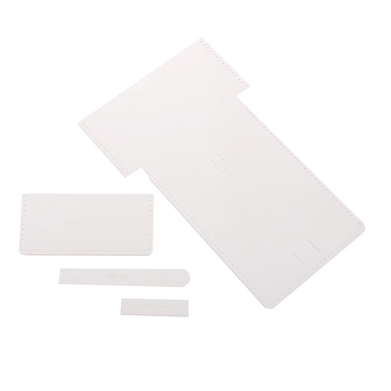 Kurzes Portemonnaie Leder Vorlage DIY Handwerk Lederherstellung Acryl Schablone Geldbörsen Handgefertigt Lederhandwerk Form Langlebig