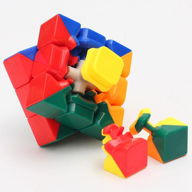 Shengshou Rainbow 3x3x3 Magic Cube 3 Layers 56mm Cubo Magico Speed Cube Twisty Puzzle Toy For Children Kids Educational Gift 