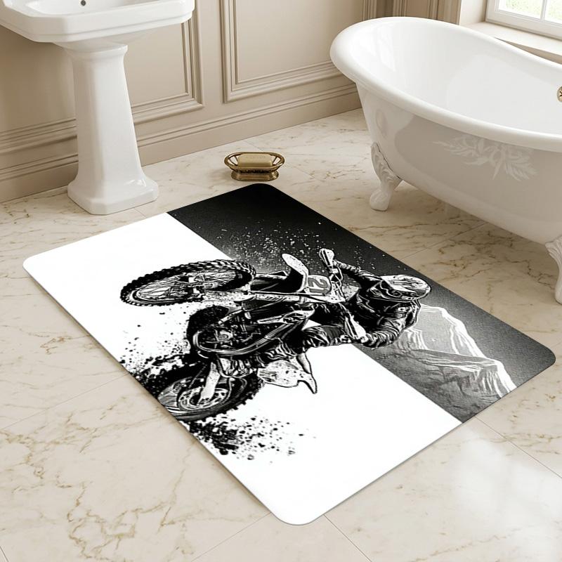 Motorcross Adventure Living Room Nonslip Area Rug Soft Carpet For Bedroom Game Playroom Sofa Office Home Decor Doormat Christmas Gift C929467