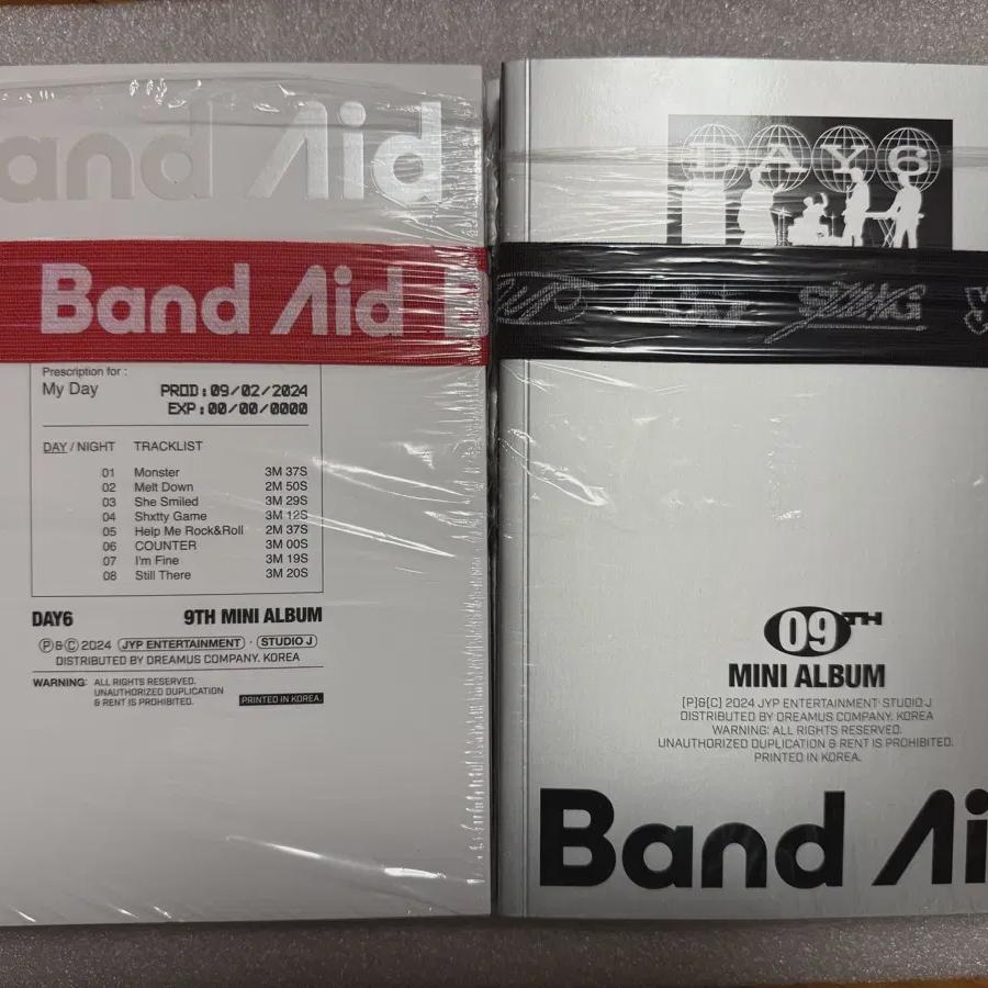 

Day6 Band-aid Album Sell As A Full Set Including Photocard