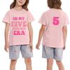Toddler Girl Boy Shirt Birthday T-Shirts Kids Shirts 5 Years