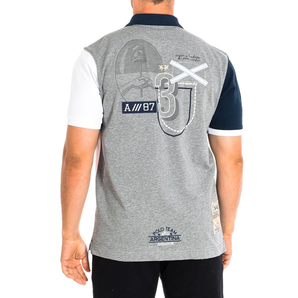 Men's Short Sleeve Polo Shirt TMP608-JS303